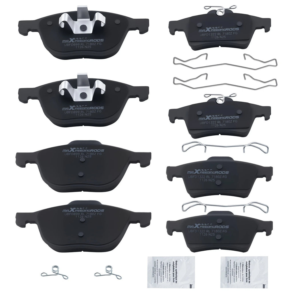 8pcs Ceramic Brake Pads Set for Mazda 5 (2006–2010, 2012–2015) D1044