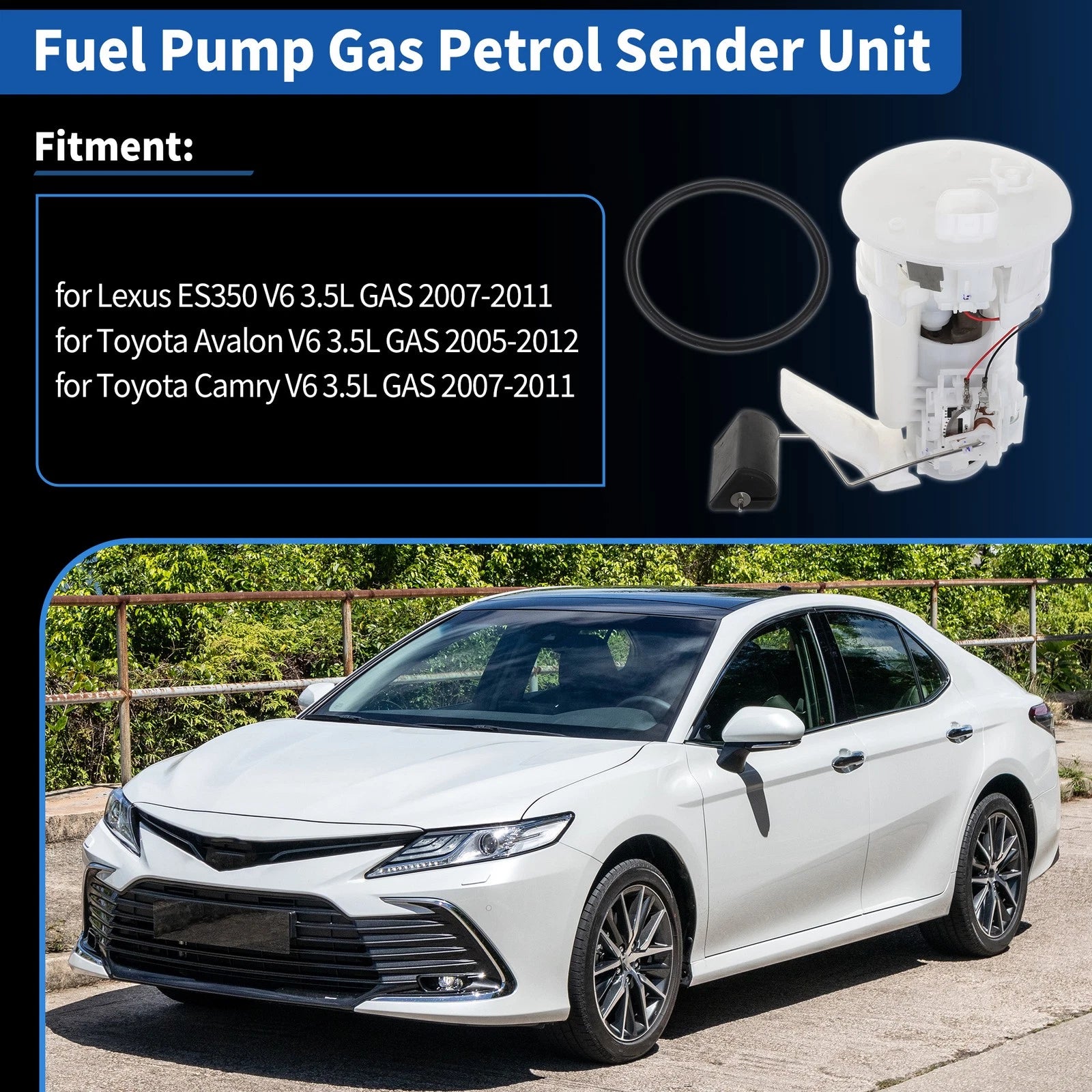Fuel Pump Assembly Sending Unit No.SP9036M for Toyota Camry Avalon (2007–2011)