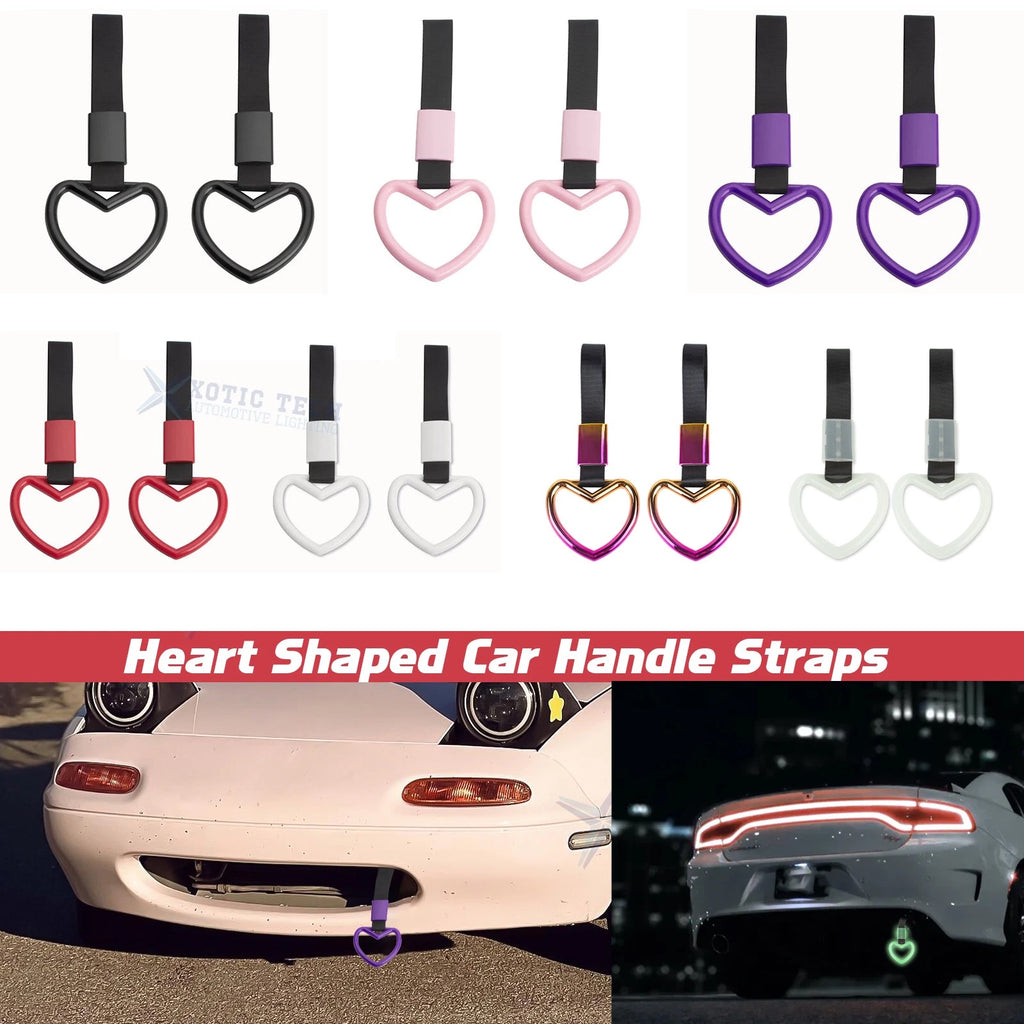 Tsurikawa Hanger Heart-Shaped for Japanese Car (Warning/Subway Handle) (2-Pack) (1990–1990)