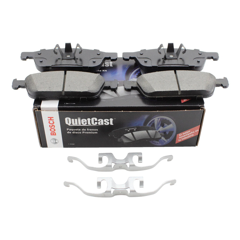Bosch QuietCast Front Ceramic Slotted Brake Pads for Ford Escape Transit Connect (2013–2021)