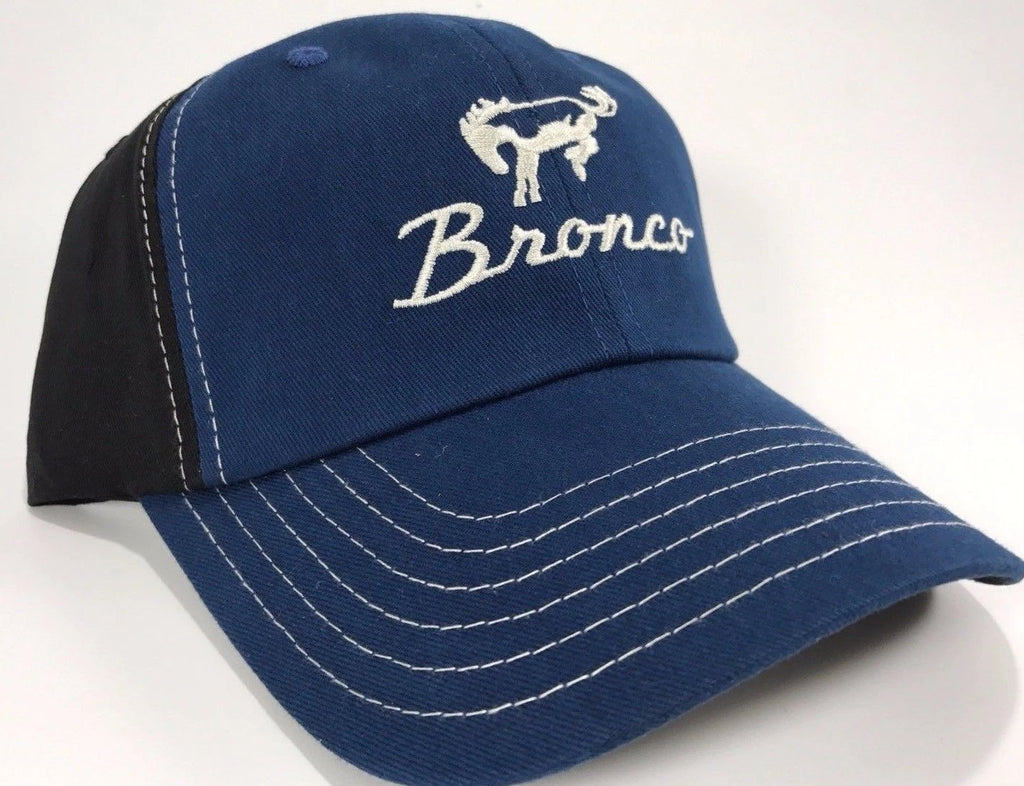 Ford Bronco Licensed Hat Cap Blue Black with Emblem for Ford Bronco (1996–2024)
