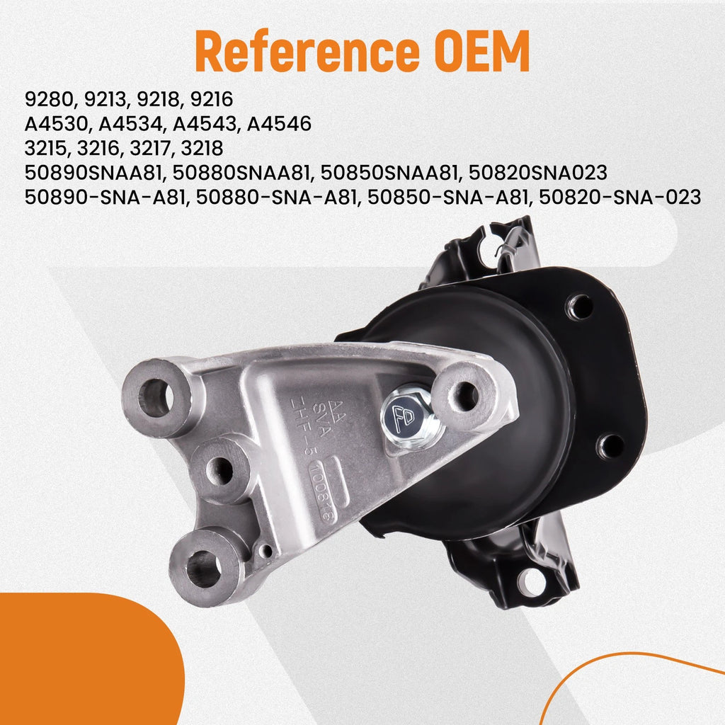 Set of 4 Engine Motor & Auto Trans Mounts for Honda Civic 1.8L (2006–2011) 3215 3216 3217