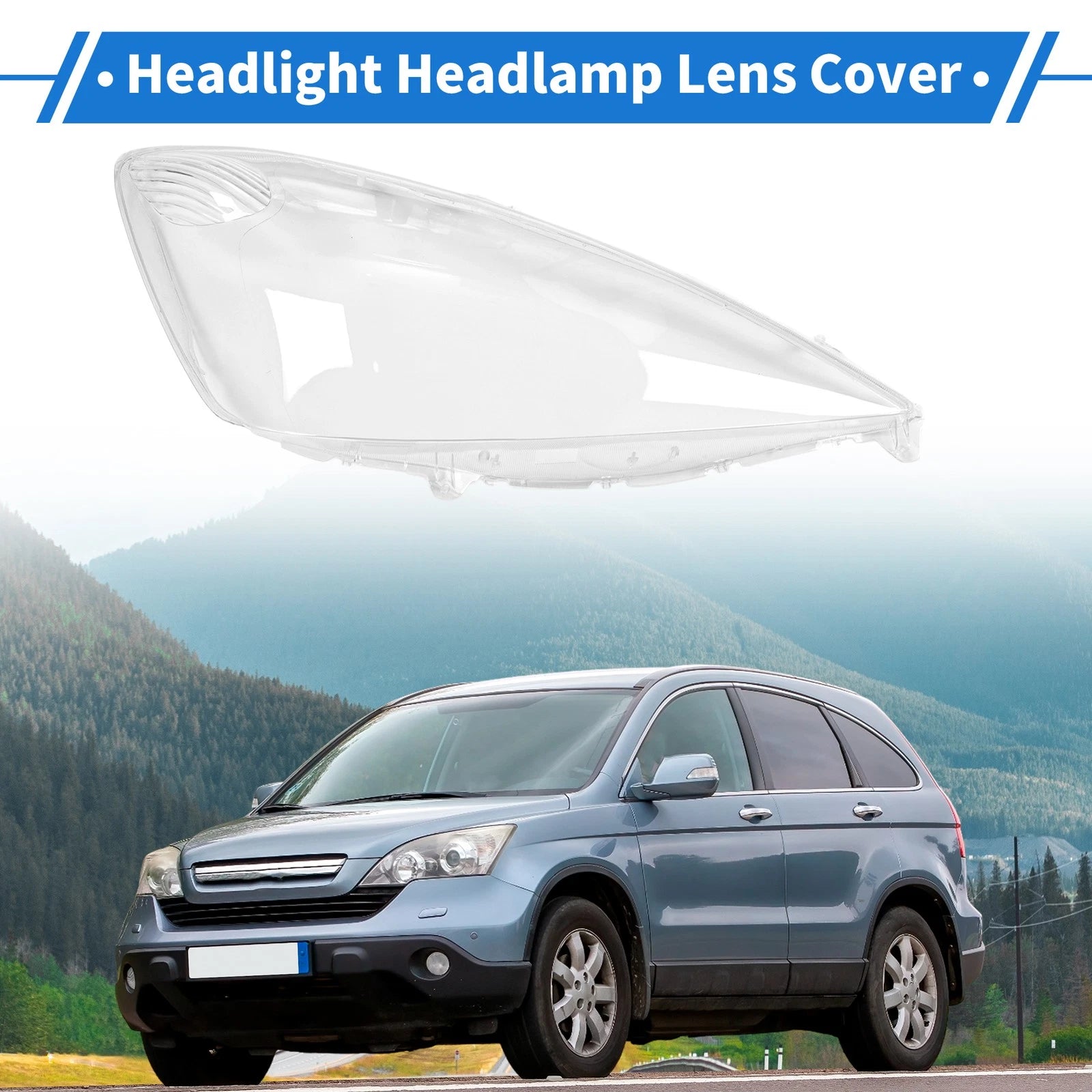 Headlight Lens Cover for Honda Fit (2009–2010) PC Clear