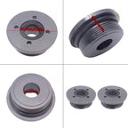 2 Pcs Trim End Cover for Outboard Motor 55-90HP (6H1 43821 11)