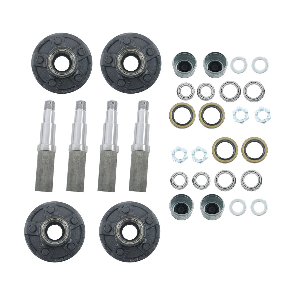 Trailer Axle Kit for 3500# Square Spindle (Year Range Not Specified)