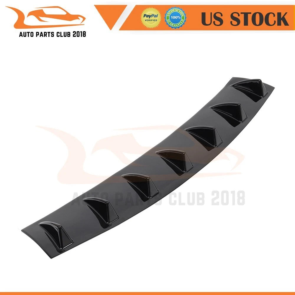 34" Shark Fin Rear Diffuser for Universal Fit Vehicles (All Years)