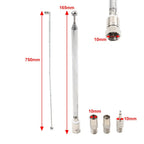 Telescopic Aerial Antenna 75 Ohm with TV/3.5mm Adapter for Bose Wave