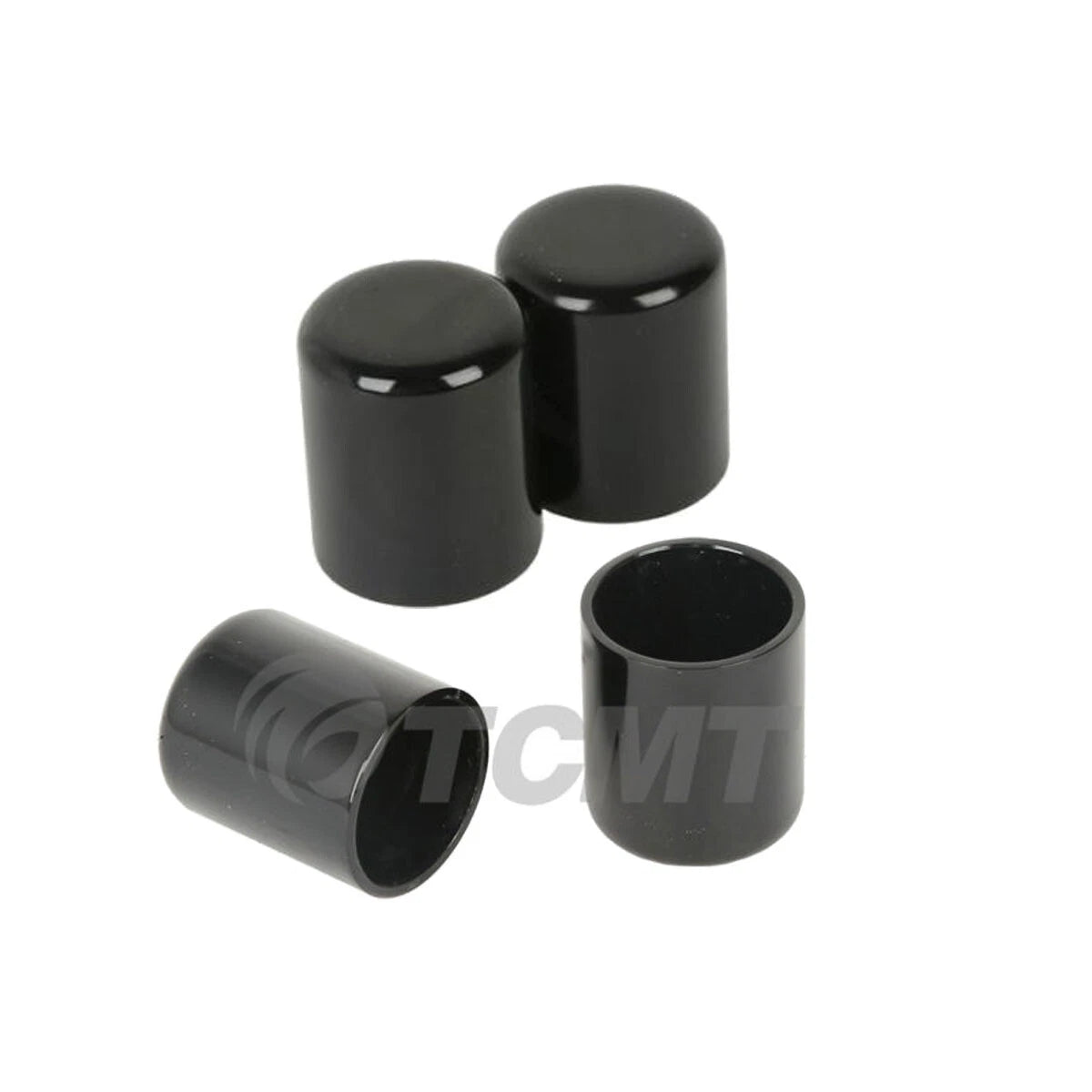 4X Black Docking Hardware Point Cover Kit for Harley Road Glide (2014–2023)