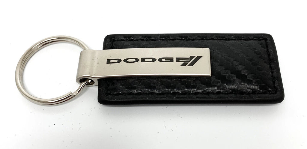 Key Chain with Laser Engraved Dodge Emblem for Dodge Charger (2015–2023)