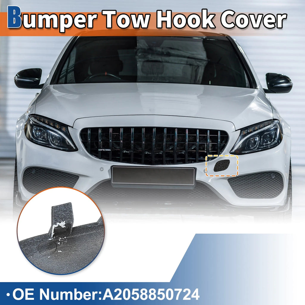 Tow Hook Cover for Mercedes-Benz C-Class (2015–2021) No.A2058850724 Gray