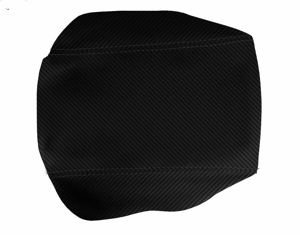 Carbon Fiber Console Lid Armrest Cover for Volkswagen Tiguan (2009–2017)