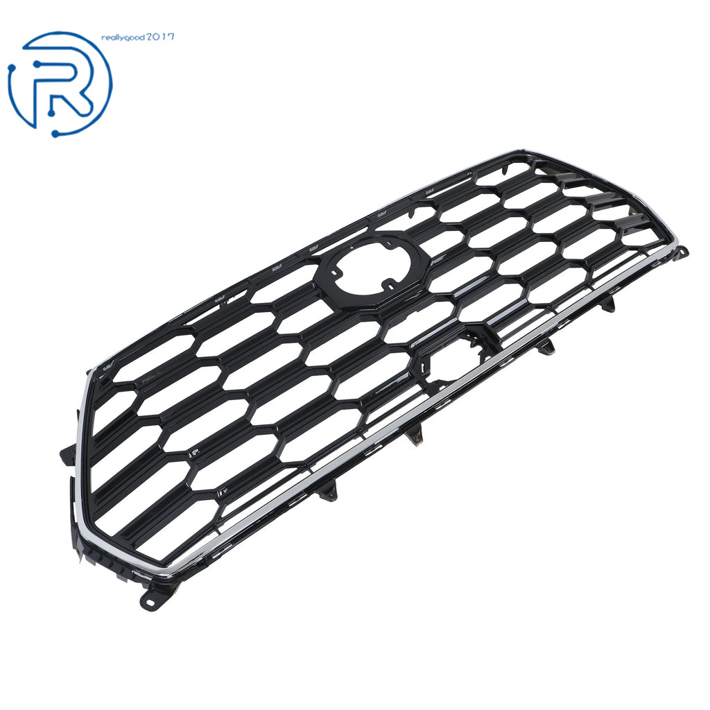 Front Bumper Grille for Toyota Sequoia (2023-2024) Black Chrome