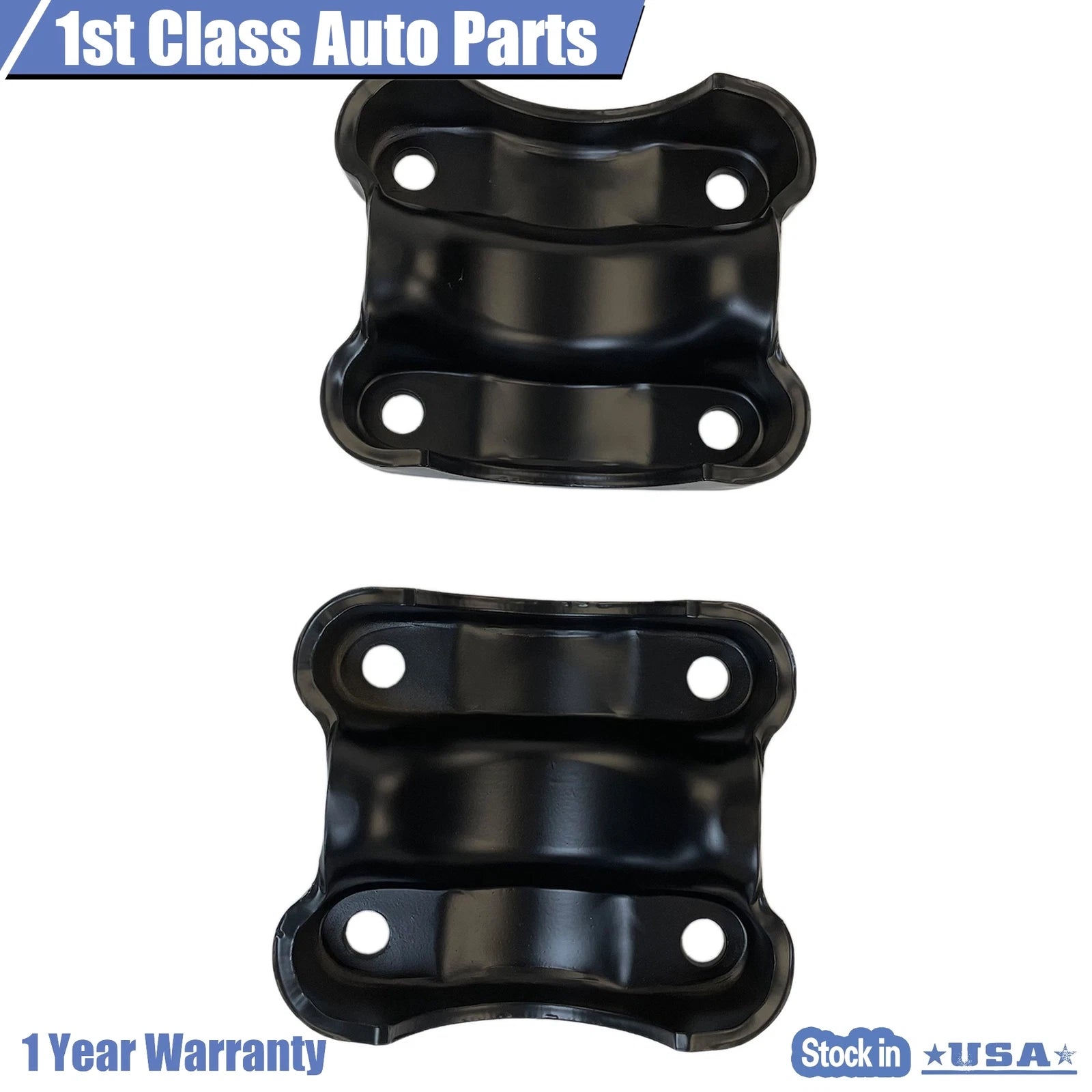 2X Rear Leaf Spring Plate Set for Dodge Ram 1500 2500 3500 (1995–2002) 52038459