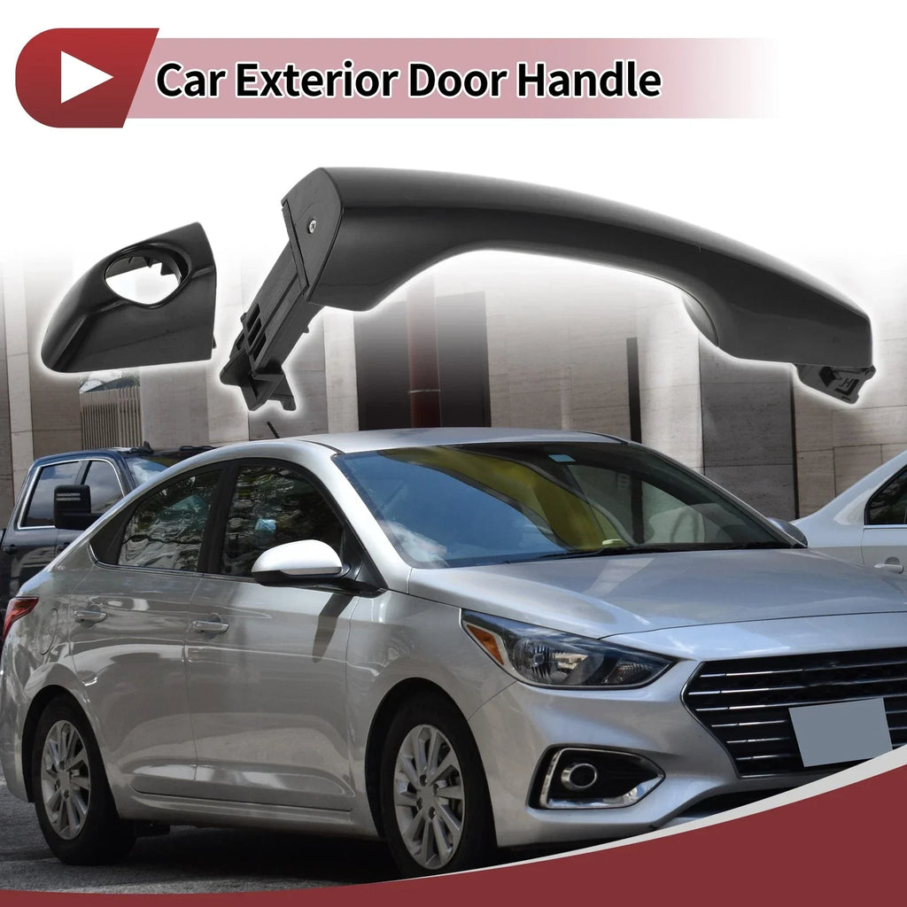 Car Door Handle Grip for Hyundai Elantra Sedan Front Left (2010-2015) Black