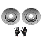 Front Drilled & Slotted Brake Rotor for Nissan Altima (2007–2025)