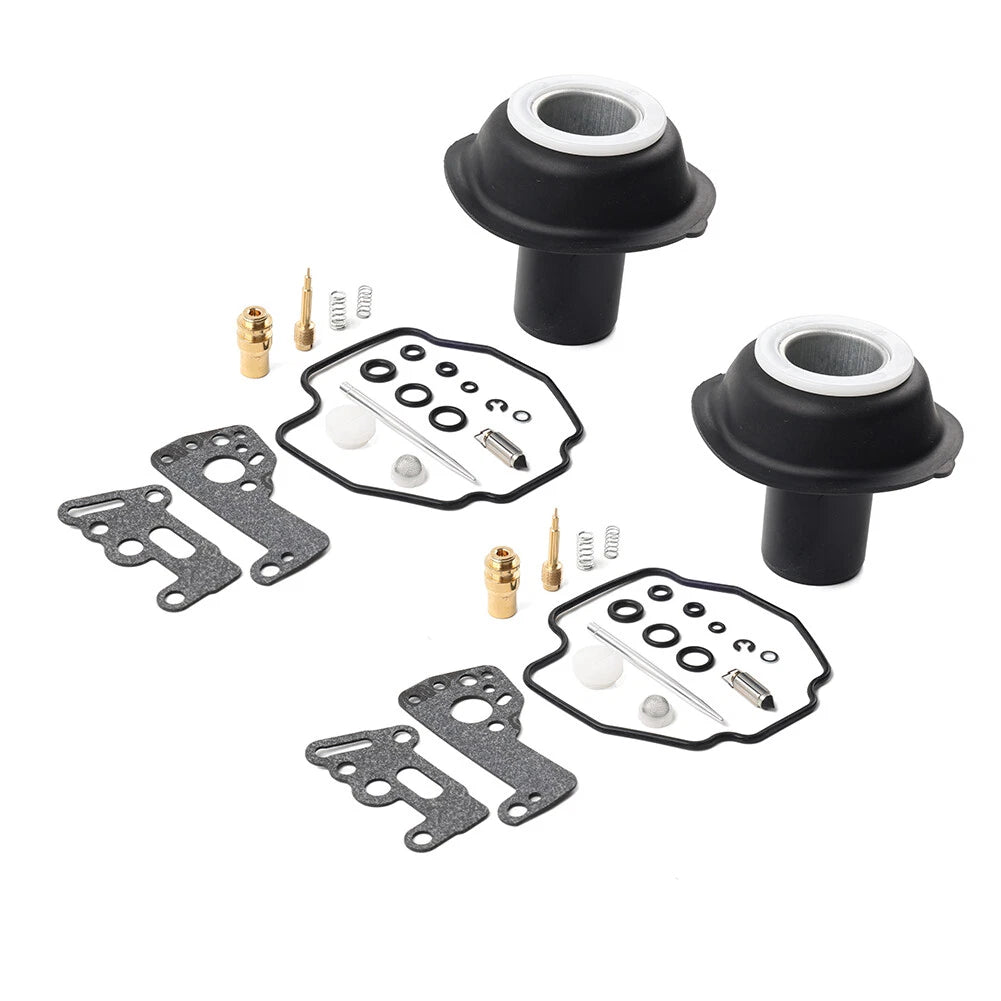2 Sets Carburetor Repair Kit for Yamaha Virago XV535 XV400 XV500 (1981–1999)