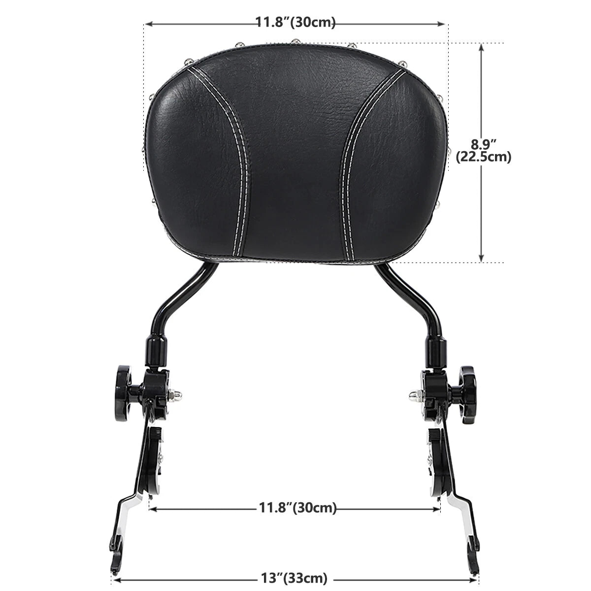 Backrest Pad for Harley Touring Street Road Glide (2009–2026) Black