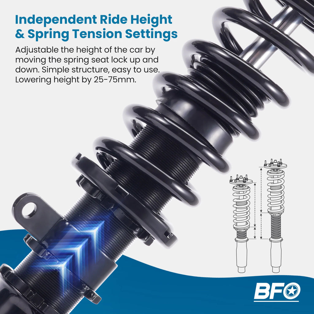 Height Adjustable Coilover Shock Kit for Holden Commodore VE (2006-2013)