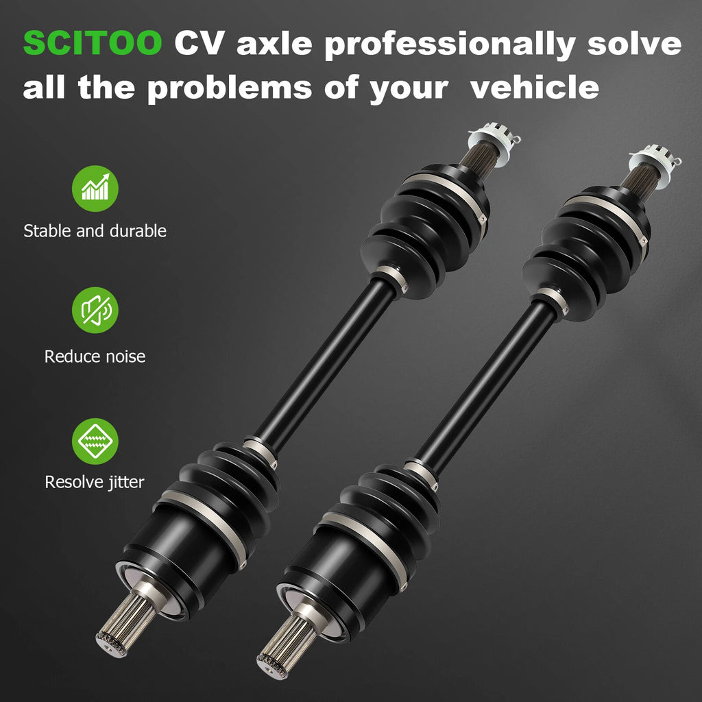 Pair of CV Axles for Honda Foreman Rubicon 500 (2001–2023)