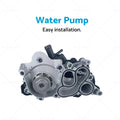 Water Pump for VW Golf MK7, Tiguan, Caddy 1.4L Turbo, Audi A3, Q2, Q3 (2013–2020)