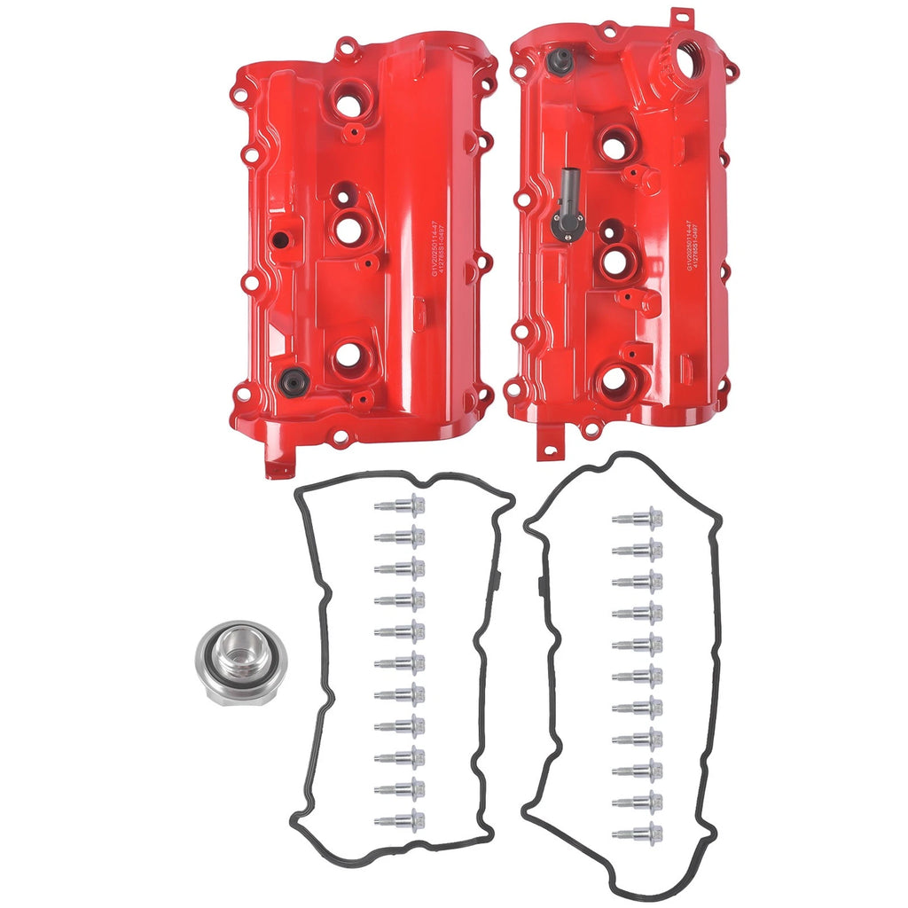 2X Aluminum Valve Cover for Nissan 370Z (2009–2020) Infiniti FX37 QX70