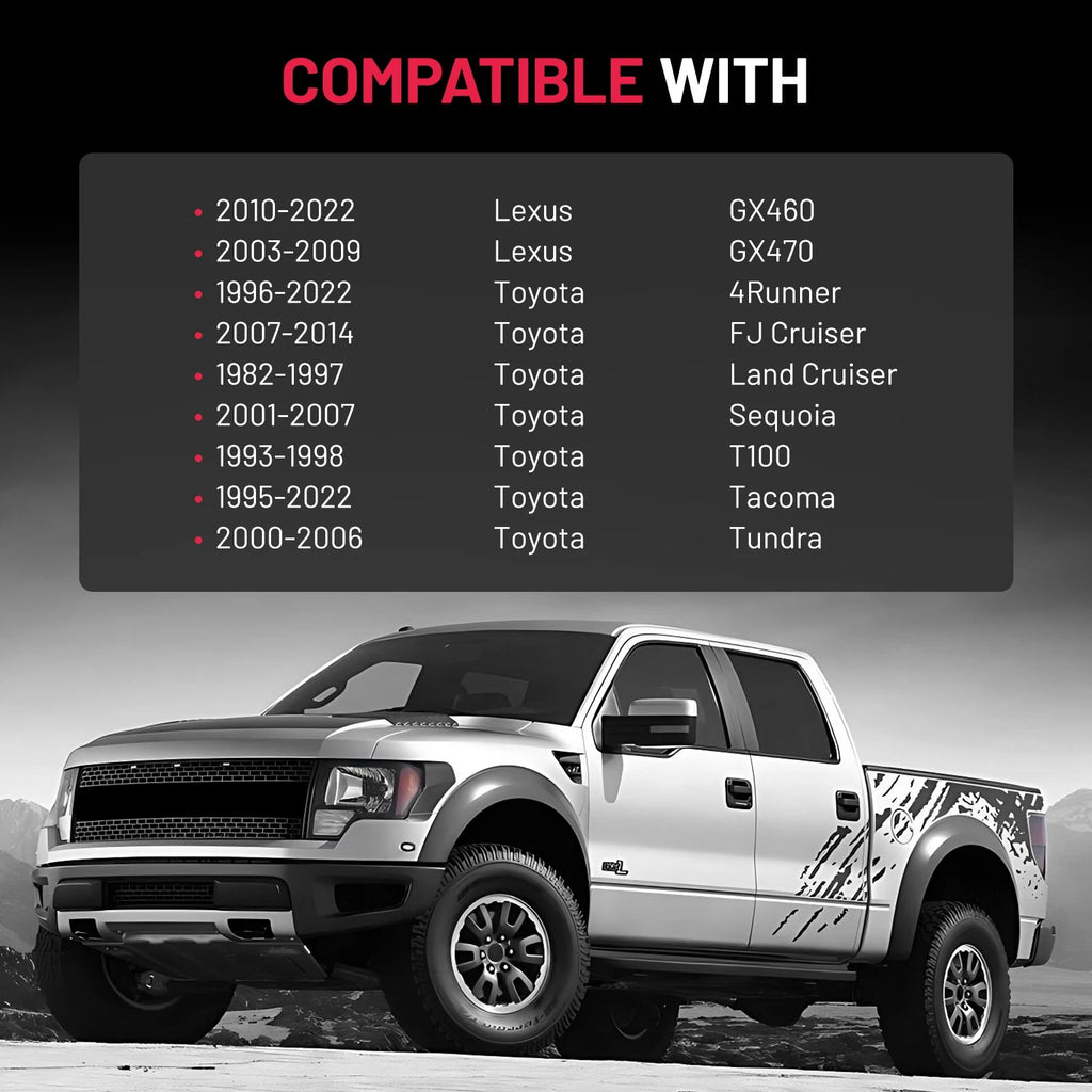 2X 3" HubCentric Wheel Spacers for Toyota Sequoia (2001-2007)