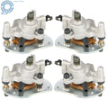 Front & Rear Brake Calipers with Pads for Yamaha YFM700F Grizzly (2007–2020)