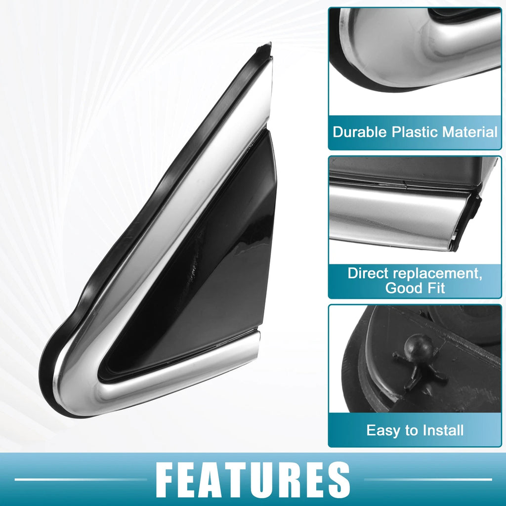 1 Pair Door Mirror Corner Fender for Nissan Murano (2015–2018)