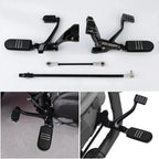 Black Forward Control Lever & Footpeg Bracket for Harley Sportster (2014-2022)