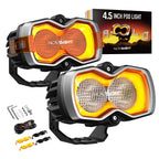 2X 4.5" LED Work Lights for Jeep Truck (2010–2023)