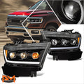 Set of 2 Black Oval Running Boards for Silverado/Sierra Crew Cab (2007–2019)