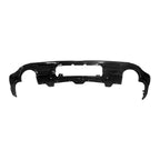 Replacement Black Painted Rear Lower Left/Right Valance Panel w/ Hitch Hole