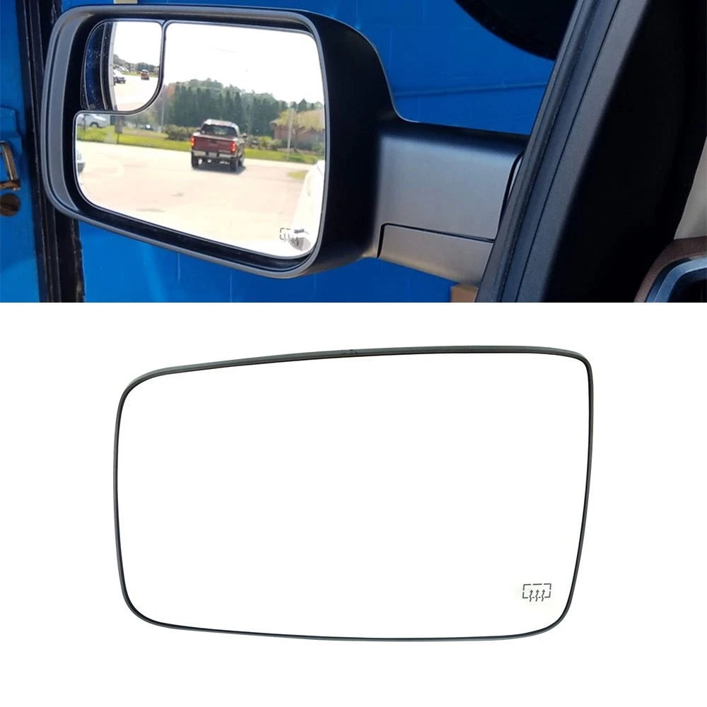 Mirror Glass for Ram 1500 (2011–2022), Ram 2500 (2011–2018) Driver Side Heated
