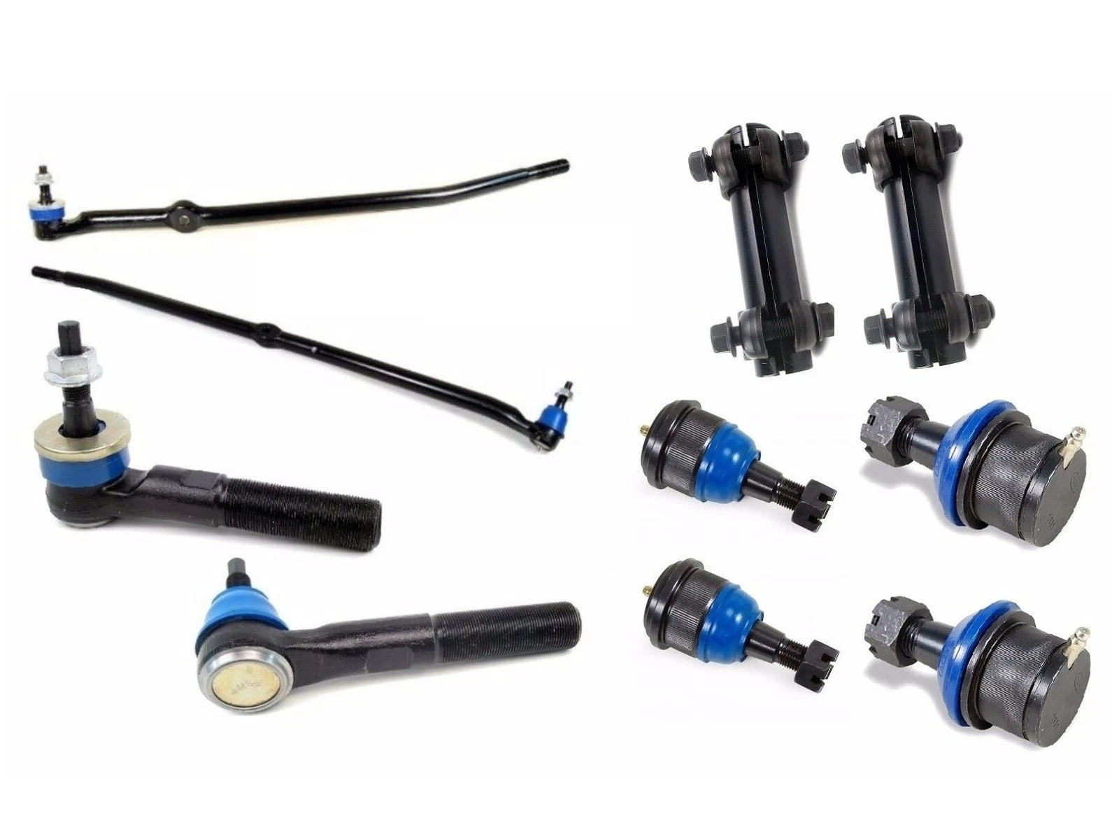 Front Tie Rod Ends & Ball Joints Kit for Dodge Ram 2500 3500 (2003–2018)