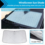 6 Layer Thick WindScreen Sun Shade for LDV G10 (2015–2025) UV Protection