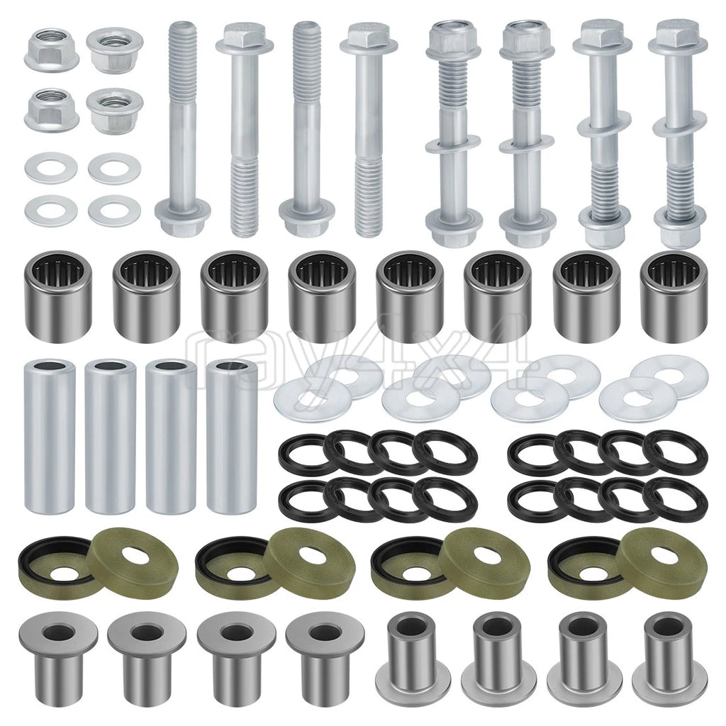 Front Upper & Lower A Arm Bushing Kit for Kawasaki KFX400, Suzuki Z400 (2003–2006)