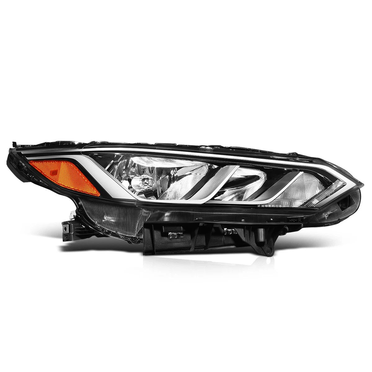 Projector Headlights for Honda Accord (2013–2015) Smoked Lens Amber Corner Pair