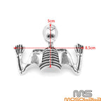 Skull Skeleton Ornament for Harley Chopper Headlight Visor (All Years)