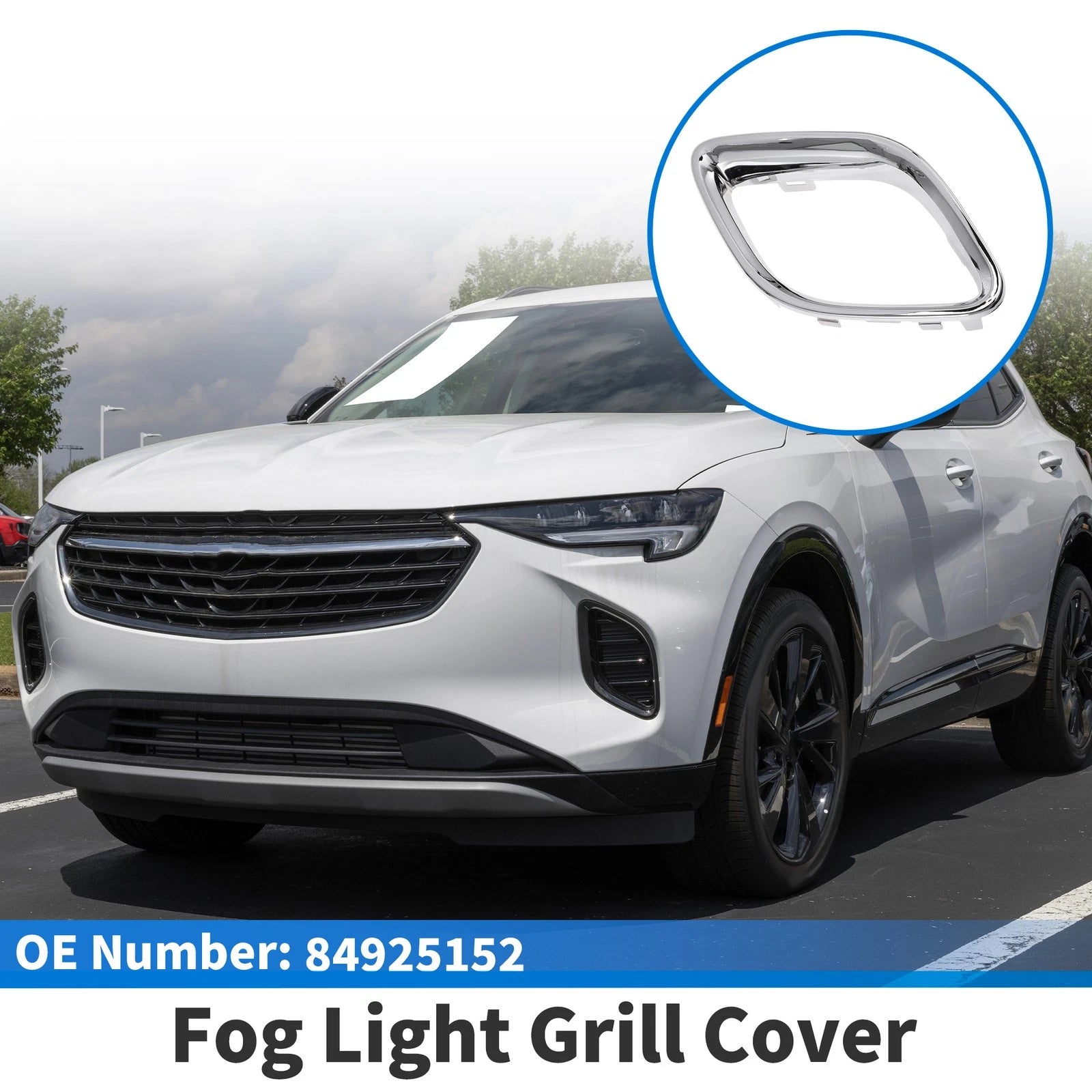 1 Pc Fog Light Grill for Buick Envision (2021–2023) No. 84925152