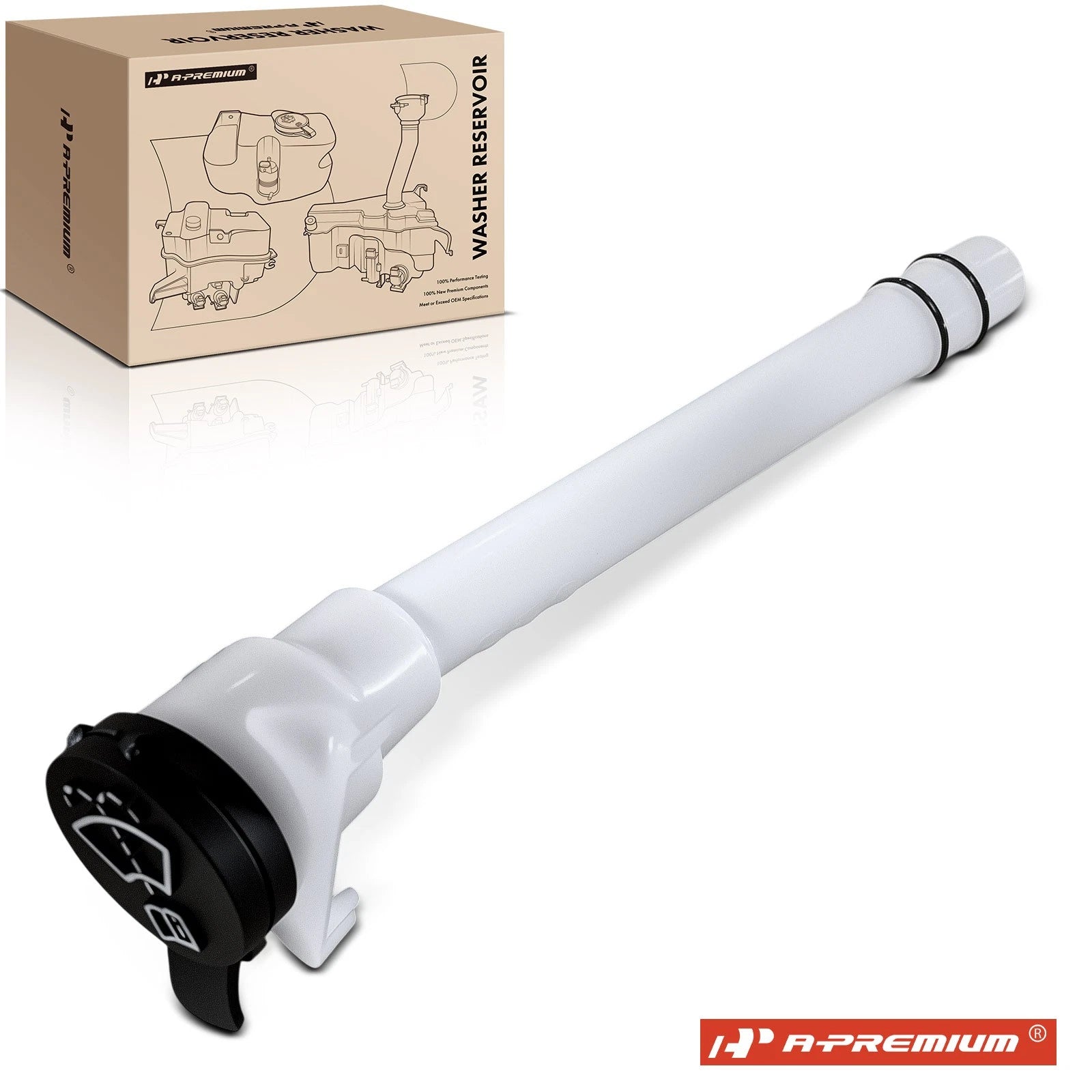 Windshield Washer Reservoir Filler Neck with Cap for Chevy Cruze (2016–2019)