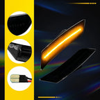 2X Amber LED Smoke Lens Side Marker Signal Light for Cadillac XT5 (2017–2024)