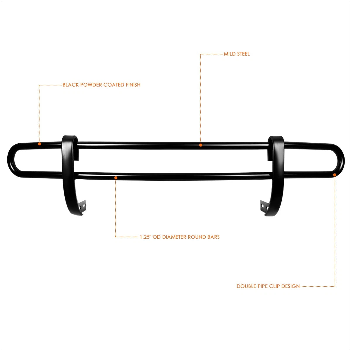 1.25" Rear Bumper Protector for Mercedes Benz W166 ML Class (2012–2015)