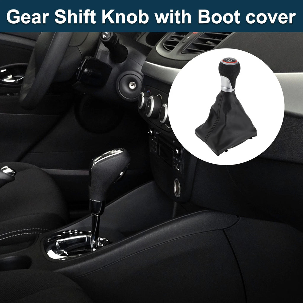 6 Speed Manual Shift Knob with Boot Cover No. 8K0863278H for Audi A5 (2008–2017)