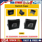 2X Driver Window Switch Repair Button Cap for Mercedes ML GL (2006â2012)