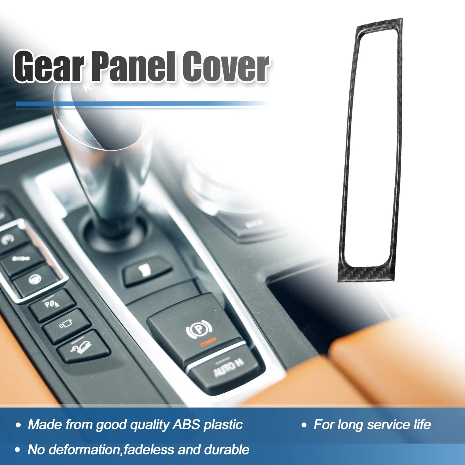 Carbon Fiber Gear Shift Cover Trim for Honda Accord (2013–2017)
