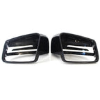 Gloss Black Rearview Mirror Covers for Mercedes Benz E/C/S W212 W204 W221 (N/A)