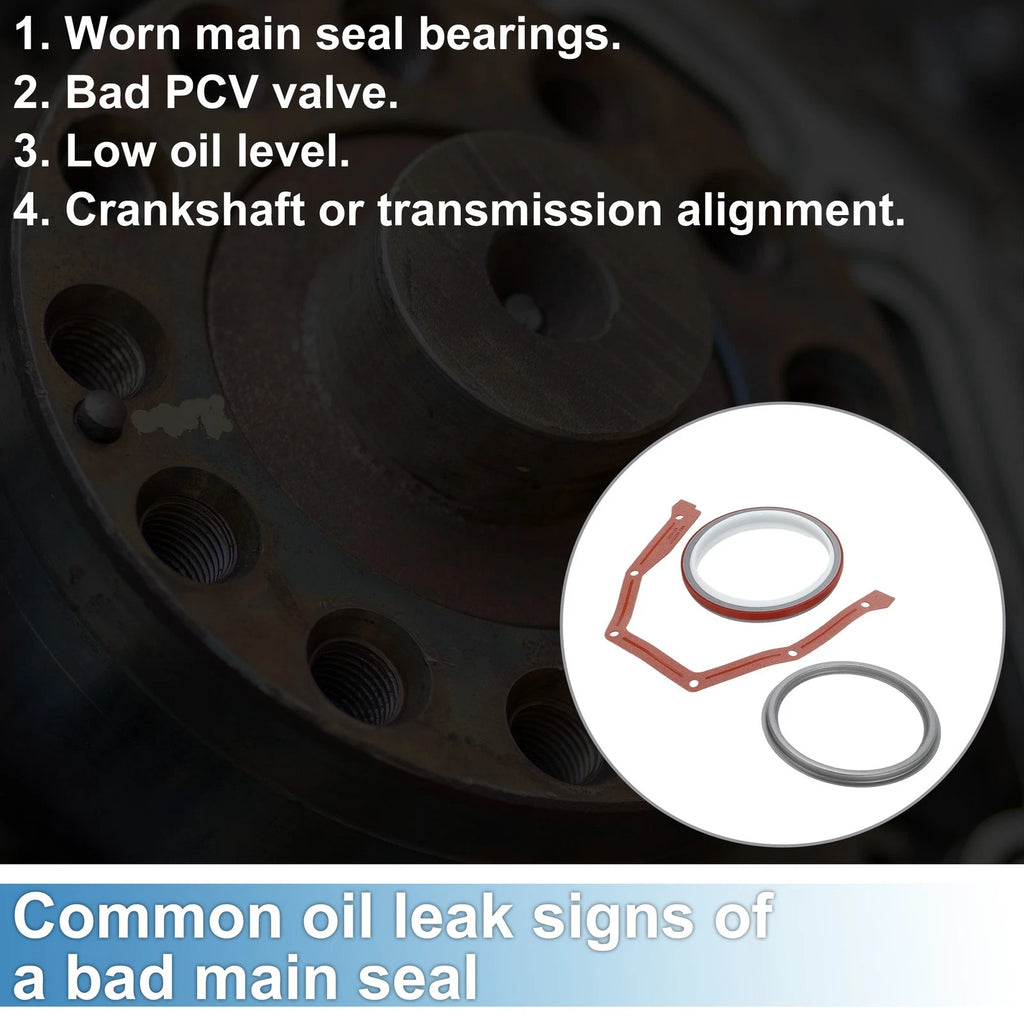 Rear Crankshaft Oil Seal with Installer Tool for Dodge B Series (1994–2002)