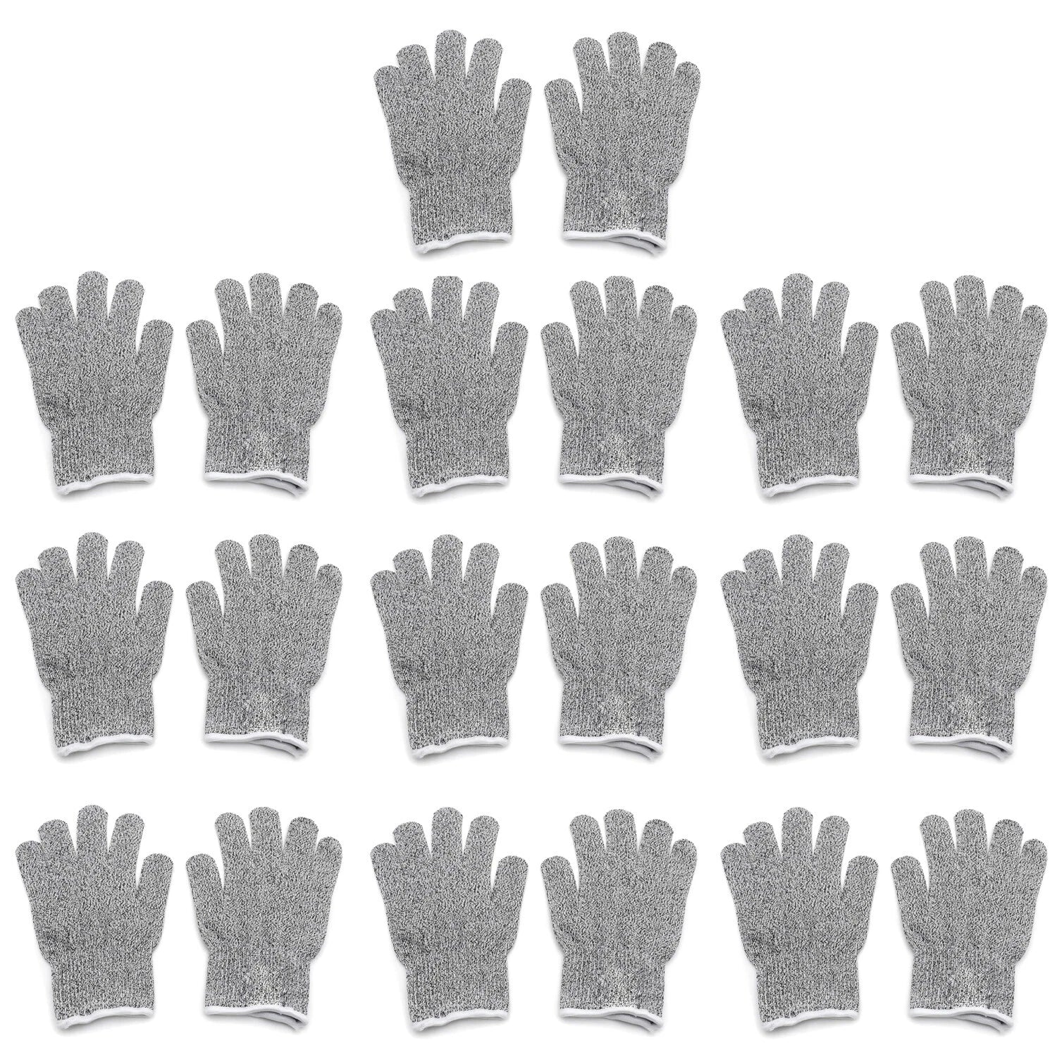 10 Pair Cut Resistant Working Gloves Level 5 Protection