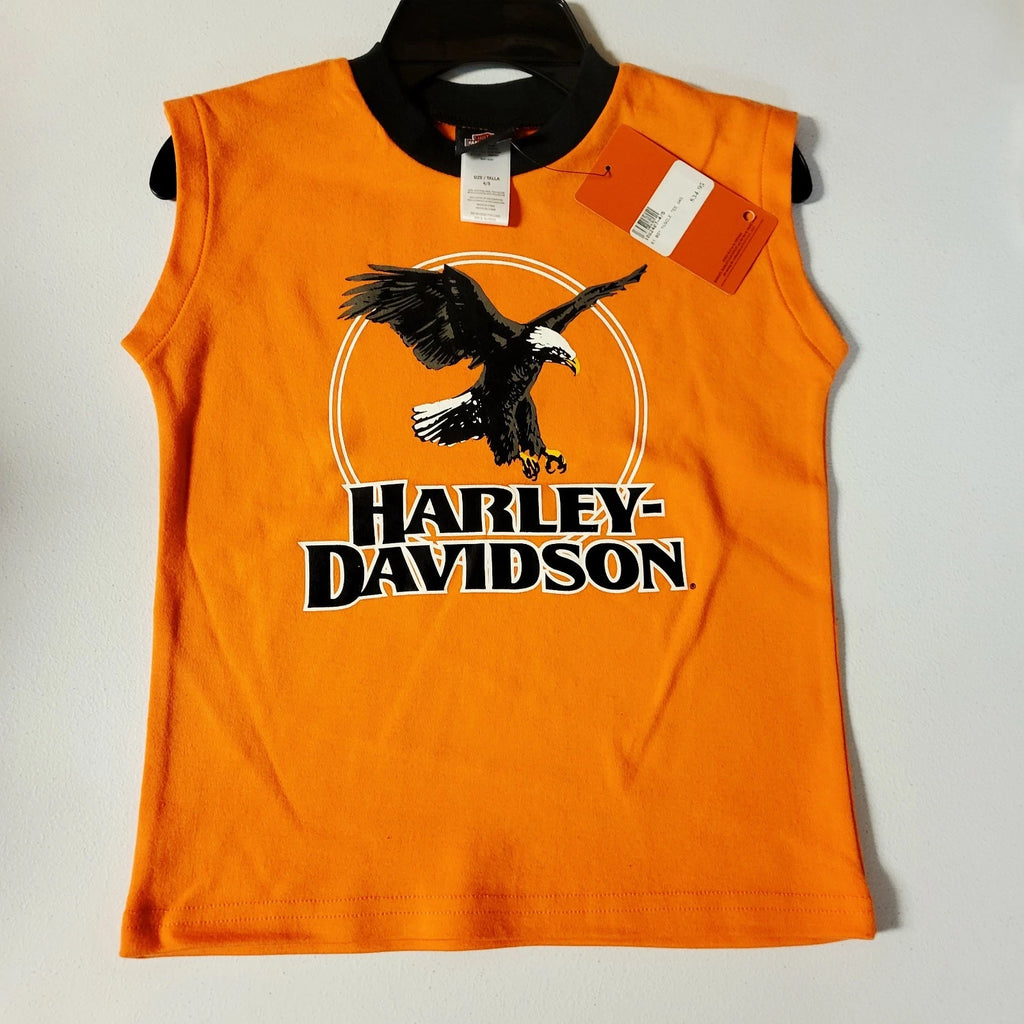 Sleeveless Muscle Tee for Harley-Davidson Little Boys (No Year)