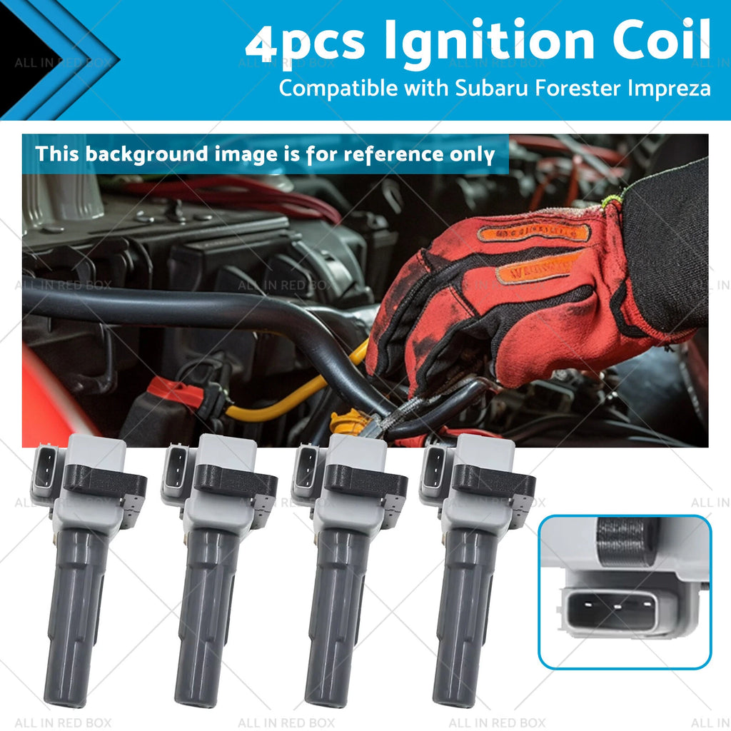 4X Ignition Coil Pack 22433-AA421 for Subaru Forester Impreza WRX (1998–2007)